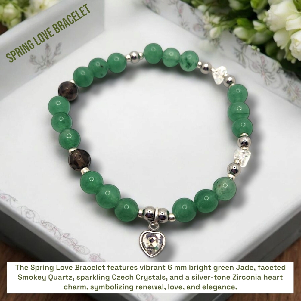 Spring Love Green Jade Bracelet